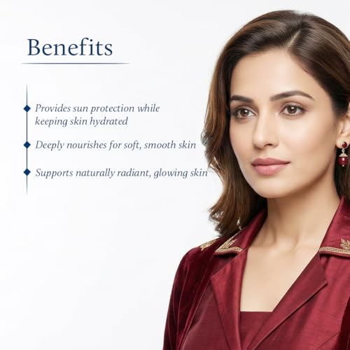 Blue Nectar Cocoa Butter Nargis SPF 30 PA++ Body Sunscreen Lotion 6.7 Fl Oz - No Parabens & Silicones
