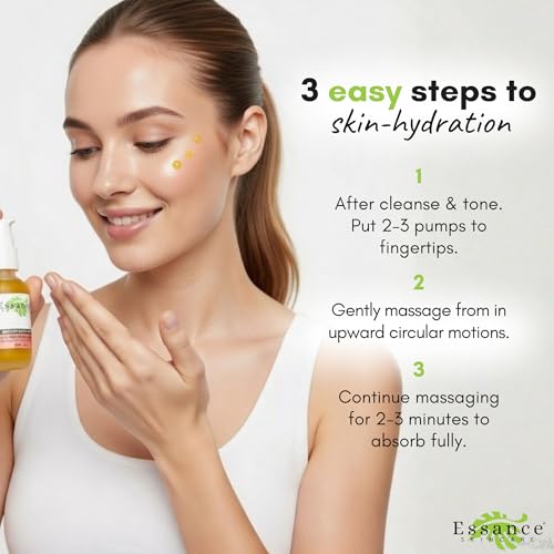 Essance Dragon¡¯s Blood Face Serum ? 60 mL | Lightweight Facial Serum for Daily Skincare Routine, Travel Essentials Kit | Vegan, Plant-Based Skincare for Women & Men