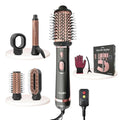 5-in-1 Hot Air Styler & Hair Dryer Brush - Ionic Multi-Styler with 5 Attachments