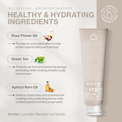 Neuma Air Dry Styling Cream 5.1 Fl Oz - Frizz Control, Shine & Curl Definition - Vegan & Cruelty-Free - Variation of THIS listing
