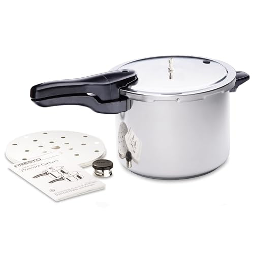 6 Quart Stainless Steel Pressure Cooker - Fast & Easy Cooking