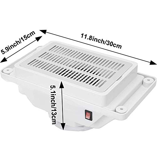 KISSHAKE Nail Dust Collector Vacuum Fan for Manicure & Pedicure