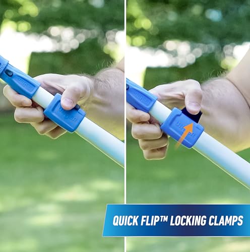 Professional 14-Inch Window Squeegee & Scrubber with 8’ Telescopic Pole
