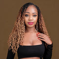 12 Inch Goddess Faux Locs Crochet Hair for Black Women - 6 Packs, Curly Ends, Variation of THIS listing