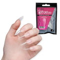 Pre-Roughened Soft Gel Nail Tips Long Almond Set 550 pcs - Clear, Flexible & Durable
