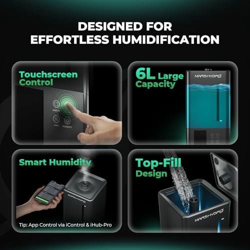 Plant Humidifier 6L with Adjustable Humidity and Timer for Indoor Plants