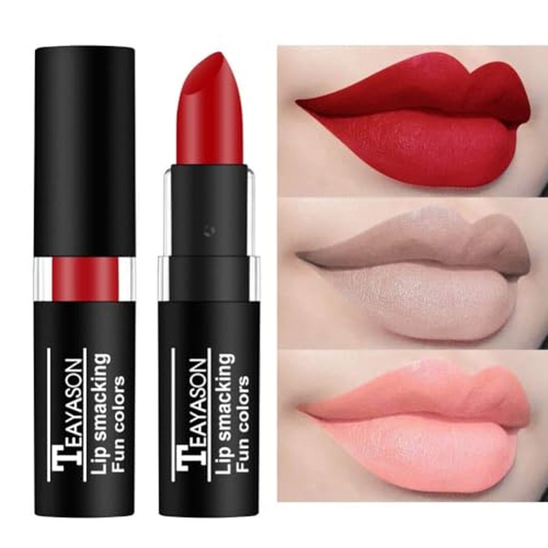 12 Colors Vivid Vampire Matte Lipstick Set - Long Lasting, Waterproof Makeup for Halloween Party, Cosplay, and Camouflage Face Paint
