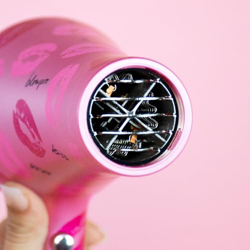 Titanium Hair Dryer with LED Lights & Removable Filter - 3 Speed & Temp Settings