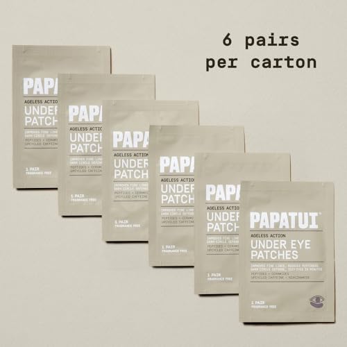 Men's Under Eye Patches with Peptides & Hyaluronic Acid - 6 Pack