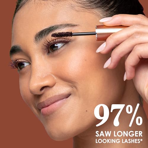 Brown Peptide Infused Mascara - Buildable, Clump-Free, Long-Lasting Lash Extension Friendly