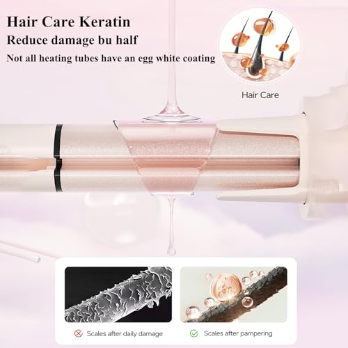 5-in-1 Interchangeable Curling Iron Set with 3 Barrels & Styling Tools