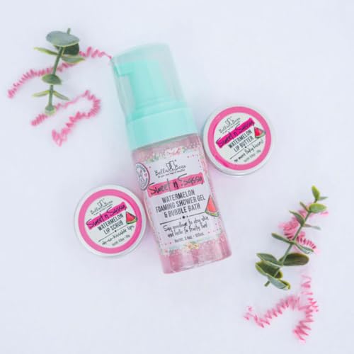 Mini Spa Gift Set for Women and Teen Girls - Watermelon Scent, Travel Size, Vegan & Cruelty-Free
