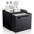 Acrylic Disposable Facial Towels Holder Wall-Mounted Black