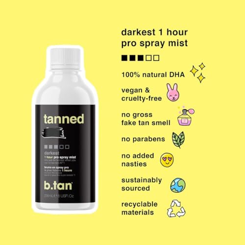 Dark Bronze At Home Spray Tanning Kit with Pro Mist & Tanning Mitt