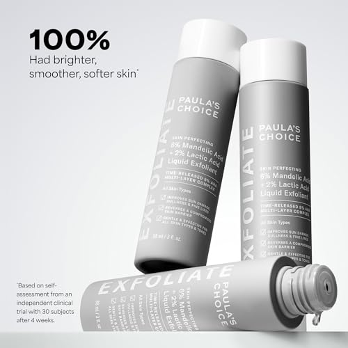 Liquid Exfoliant with Mandelic & Lactic Acid - 3 Fl Oz - Gently Brighten Skin