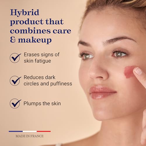 Embryolisse Pink Radiant Complexion Cream with Hyaluronic Acid – Tinted Moisturizer & Primer, 1.01 Fl Oz