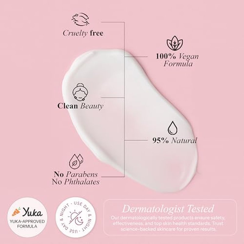 Collagen & Retinol Face Cream ? Dermatologist Tested, Anti Aging, Korean Skin Care ? Firming, Anti Wrinkle, Hydrating Moisturizer, Pore Care ? Vegan, Clean Beauty ? 1.69 Fl Oz