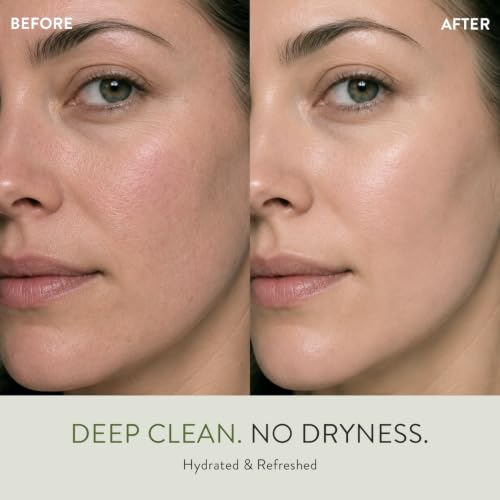 BOTANICAL RUSH Sulfate-Free Facial Cleanser & Makeup Remover - Gentle, Vegan Skin Care