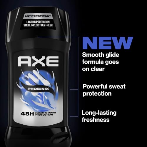 AXE Phoenix Men’s Body Care Gift Set - Body Wash, Deodorant Stick & Spray, 48H Odor Protection