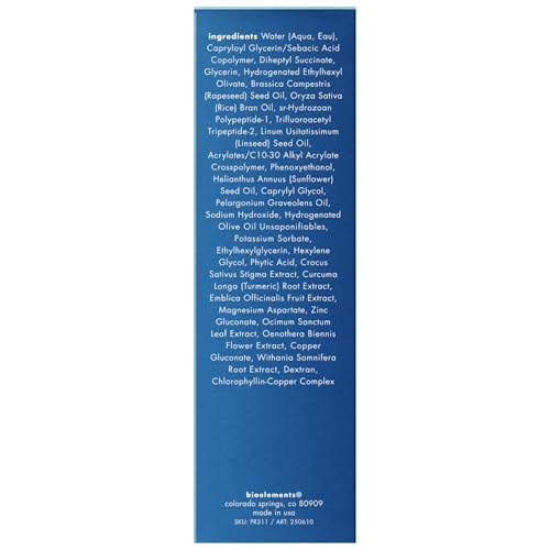 Bioelements Peptide Architect - 1 fl oz - Anti-Aging Serum - Targets Fine Lines, Wrinkles + Loss of Firmness for Skin in Perimenopause - Vegan, Gluten Free - Never Tested on Animals