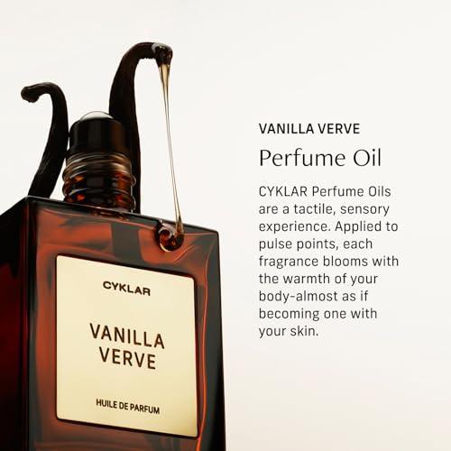 Travel-Size Perfume Oil with Vanilla Verve Scent - 15ml Roll-On for Skin & Fragrance Layering