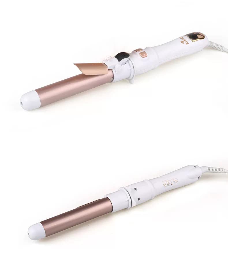 Auto Rotating Hair Curler 28mm Curling Wand with LCD Temp Dual Voltage
