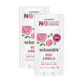 Vegan Aluminum-Free Deodorant Rose & Vanilla Pack of 4 - 2.65 oz Each