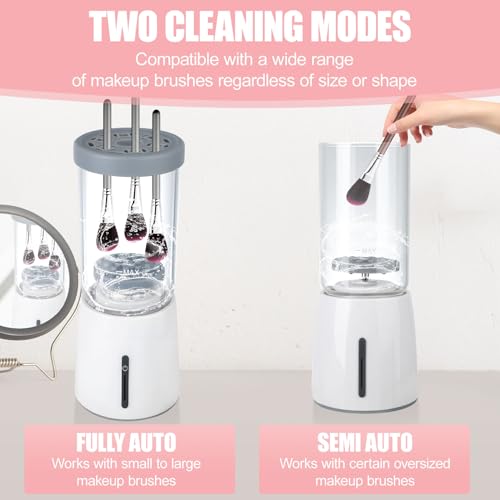 Electric Makeup Brush Cleaner, Automatic Cleaning Tool, IP65 Waterproof Auto Makeup Brush Cleaner, Suitable for Cleaning Makeup Sponges and Brushes
