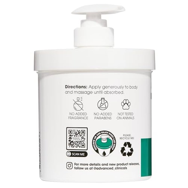 Advanced Clinicals Retinol Body Lotion, Firming & Anti-Aging Moisturizer for Crepey Skin, 15 Oz Retinol Face & Body Cream