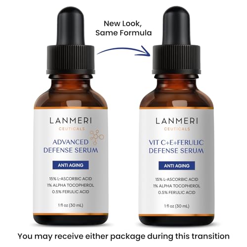 Vitamin C E Ferulic Serum 1 Fl oz - High-Stability Antioxidant & Hydrating