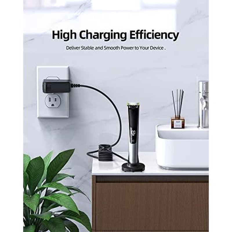 15V Charger Fit for Philips Norelco HQ8505 MG5750 MG7750 MG7770 MG7790 QP6531 QP6530 QP6510 QP6520 QP6550 Shaver Electric Razor Replacement Beard Trimmer Power Cord