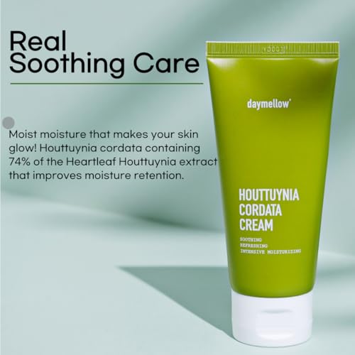 Houttuynia Cordata Soothing Cream 80ml - Hydrating and Calming Facial Moisturizer