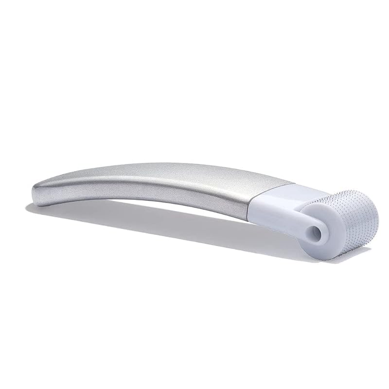 Microneedling Tool with Replaceable 0.2mm Roller for At-Home Skincare