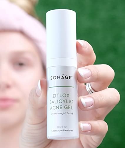 Salicylic Acne Spot Treatment Gel with Tea Tree Oil - Clears Blemishes & Prevents Breakouts