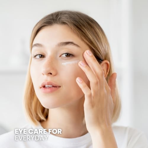 Active Eye Cream, Daily Hydrating & Firming Eye Treatment with Cucumber, Shea Butter, Peptides & Botanical Oils, Reduces Puffiness & Fine Lines, For All Skin Types, 15ml