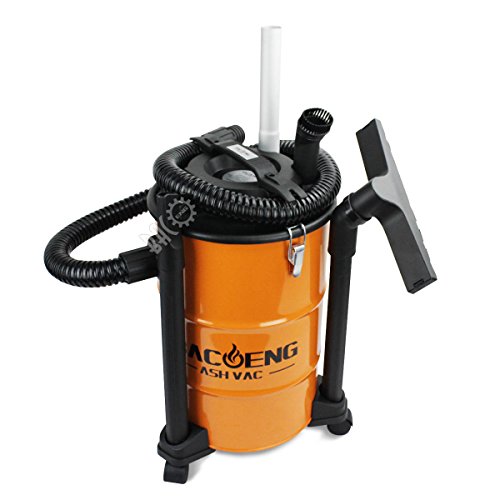 5.3 Gallon Ash Vacuum for Pellet Stoves - 1200W Fireplace & Wood Stove Cleaner