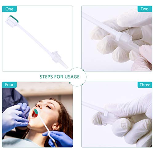 20-Pack Disposable Suction Swab Toothbrush for Elderly & Care Homes