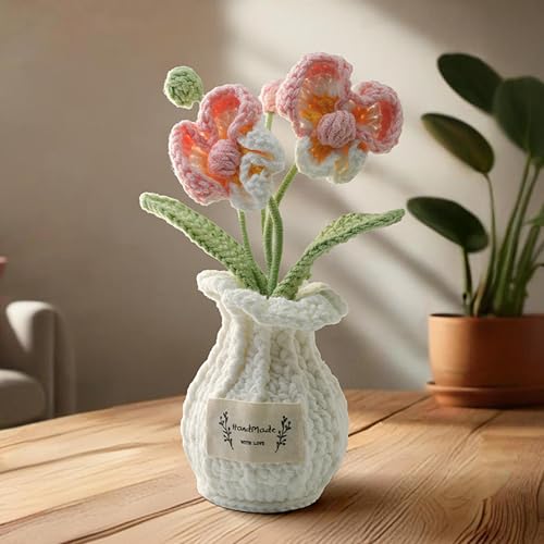 Luxury Spa Gift Set for Women, Handmade Soap, 3D Pop-Up Card, Anti-Static Hair Brush, Enamel Butterfly Brooch, Ceramic Mug & Crochet Orchid, Relaxation & Appreciation Gift for Mom, Wife, Friends