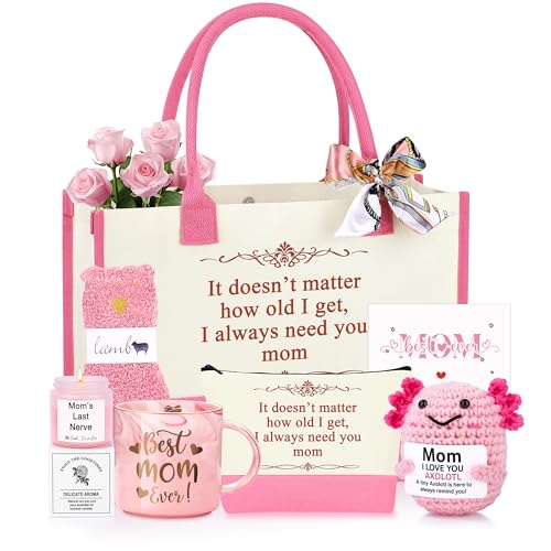 Mom Gifts, Birthday Mothers Day Ideas Gifts for Mom from Daughter Son, Christmas Valentines Day Mother Present Set of 7