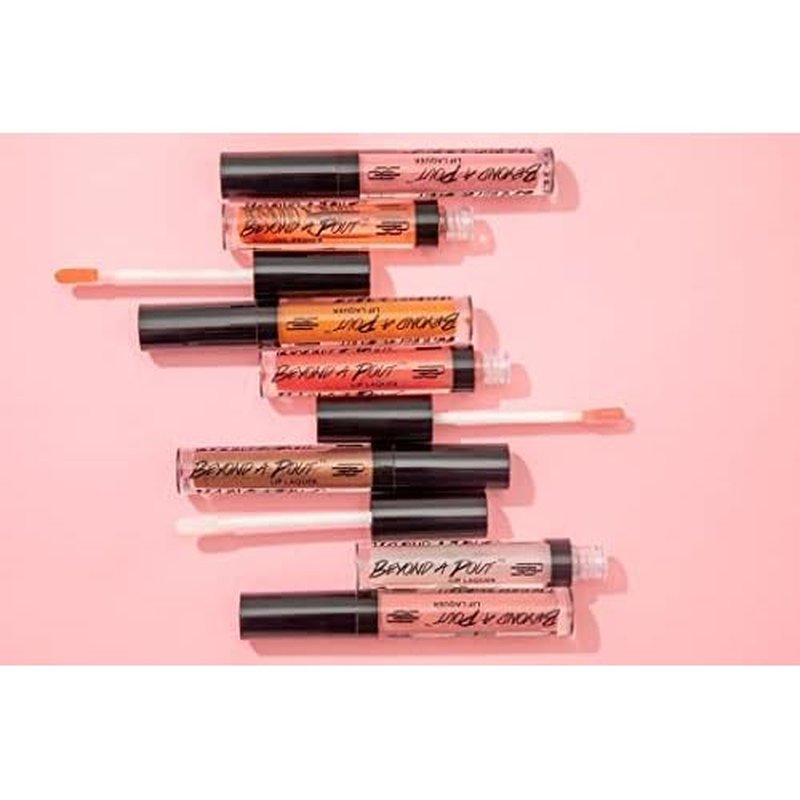 Black Radiance Beyond A Pout Lip Lacquer Lip Gloss, Heat Wave (Pack of 2)