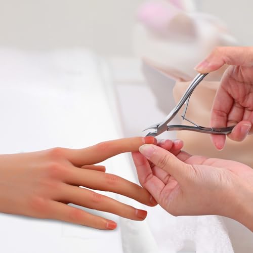 18 Pack Professional Nail Cuticle Nippers - Stainless Steel Dead Skin Clippers
