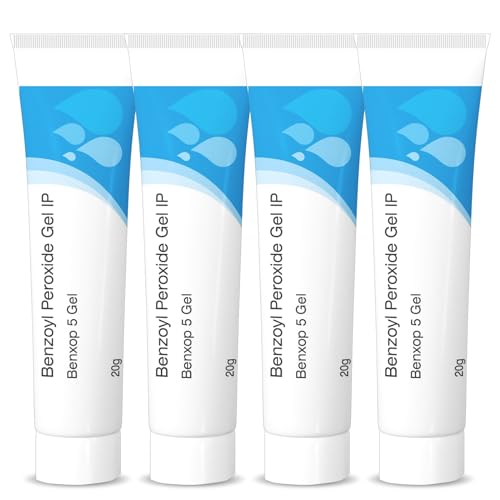 Salve Benzoyl Peroxide Gel 5% Topical Acne Treatment - 0.7 oz Pack of 4