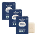 Vegan Plant-Based Body Soap Bar with Essential Oils - Sandalwood, 4oz Pack of 3