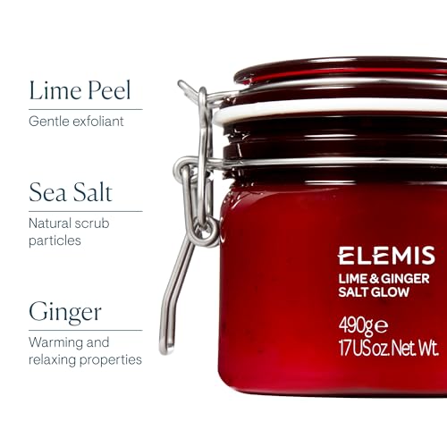 Exfoliating Body Scrub with Lime & Ginger - 490g Salt Glow