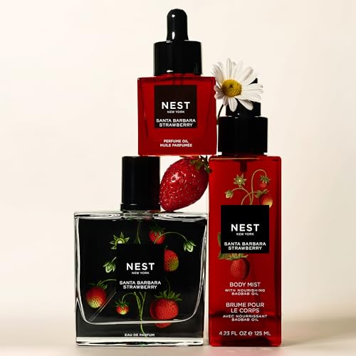 Eau de Parfum - Santa Barbara Strawberry Fragrance 0.27 Fl Oz - Vegan & Cruelty-Free