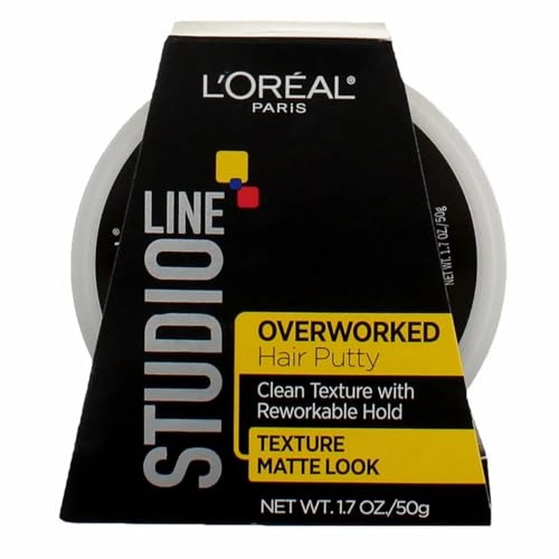 L¡¯Oreal Paris Studio Putty Overworked 1.7 Ounce (50ml) (6 Pack)
