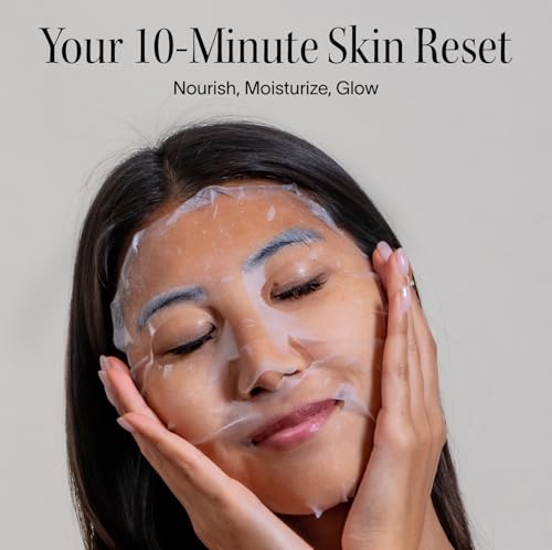 Hydrating Sheet Mask 5 Pack with Niacinamide & Hyaluronic Acid - Solawave