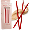 Frenchies Red French Twist Hair Chopsticks for Women, Non-Slip Hair Accessories