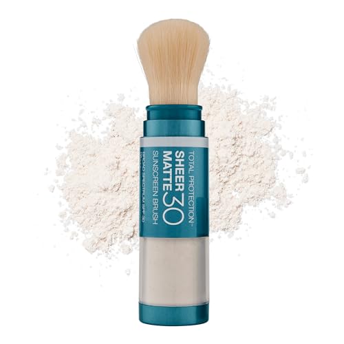 Colorescience SPF 30 Sheer Matte Sunscreen Brush | Mineral, Chemical-Free UV Protection