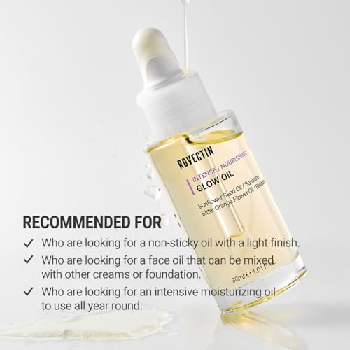 Neroli Face Oil for Dry Sensitive Skin, Anti-Aging & Hydrating Facial Serum